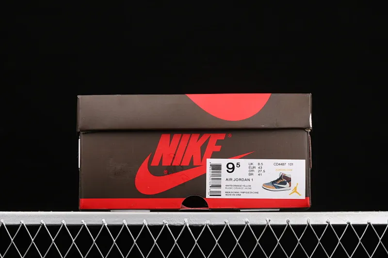 All Categories Air Jordan Jordan Series Basketball Shoes Air Jordan 1 High Z Version Travis Scott x Air Jordan 1 High OG AJ1 Joe 1 Mandarin Duck Overhook CD4487-101